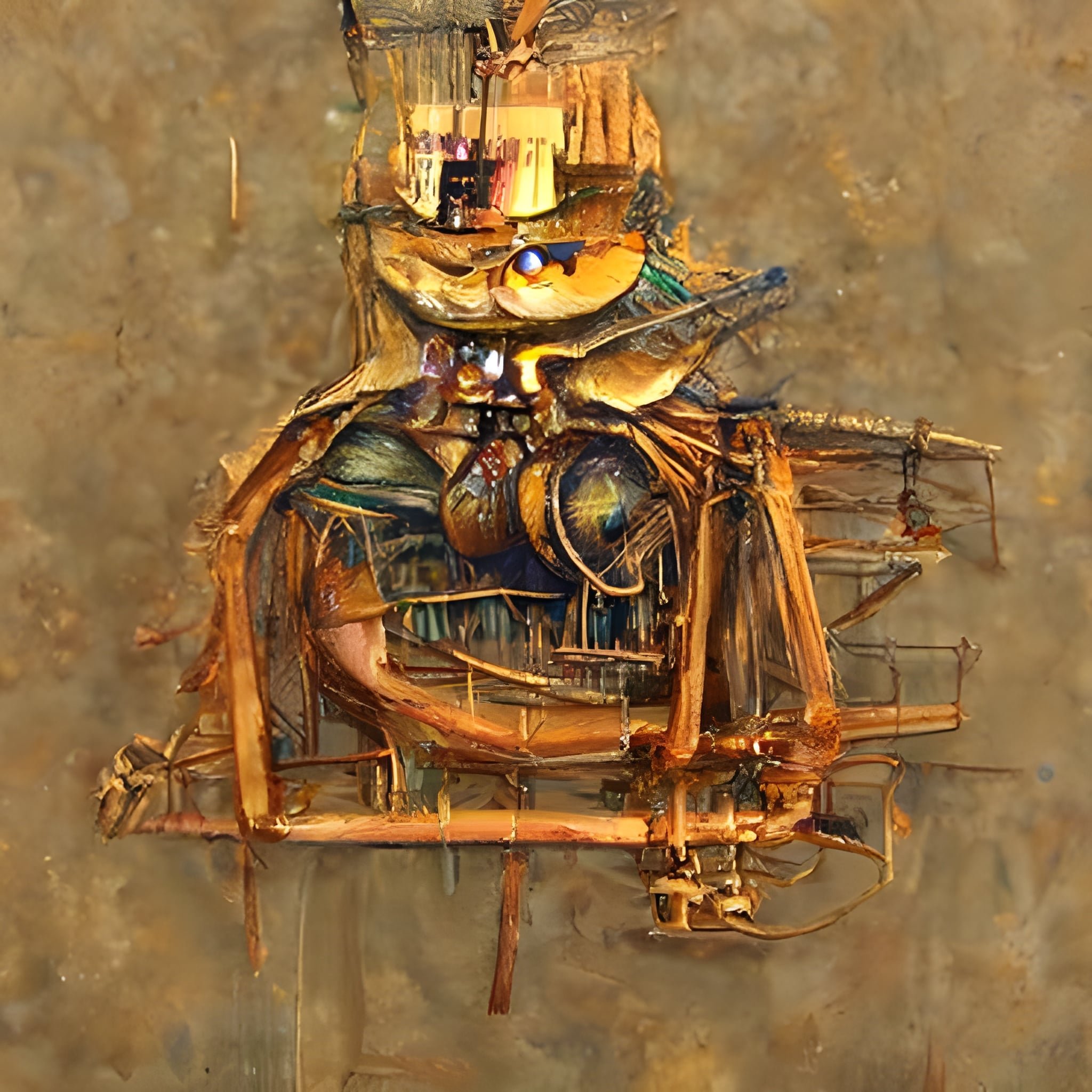 "mona lisa" by NightCafe