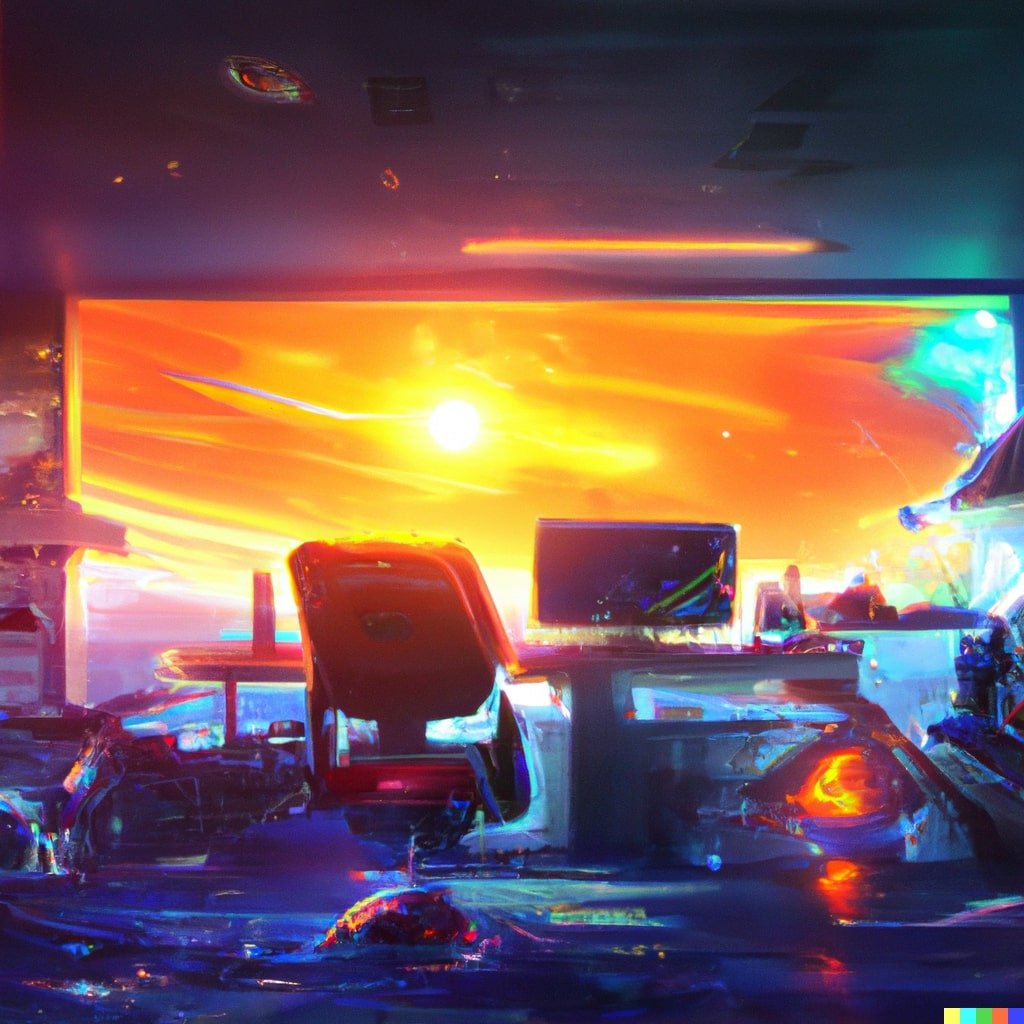 A DALL-E image generated for the prompt "computer science".