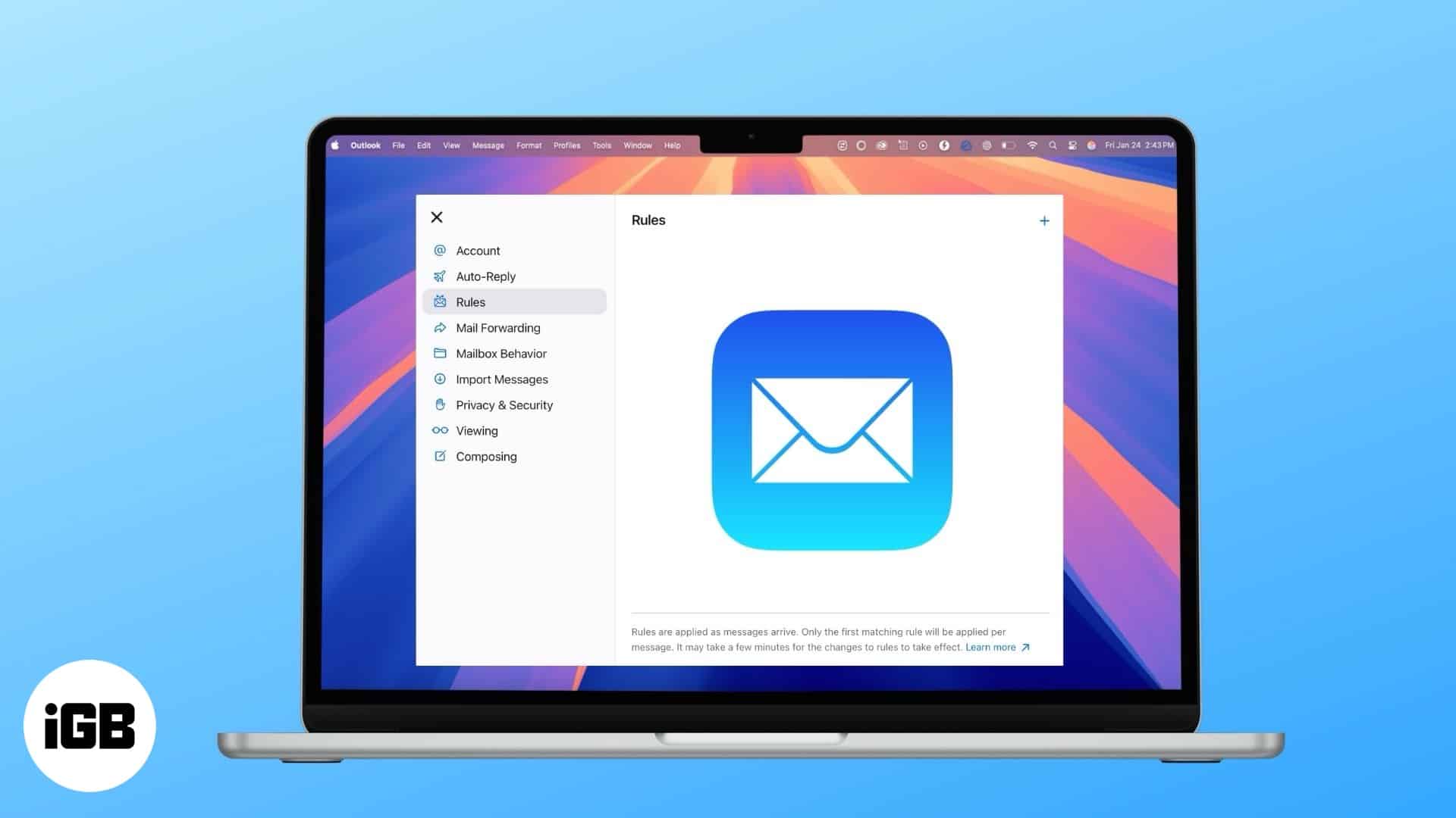 Set up iCloud email forwarding to another address