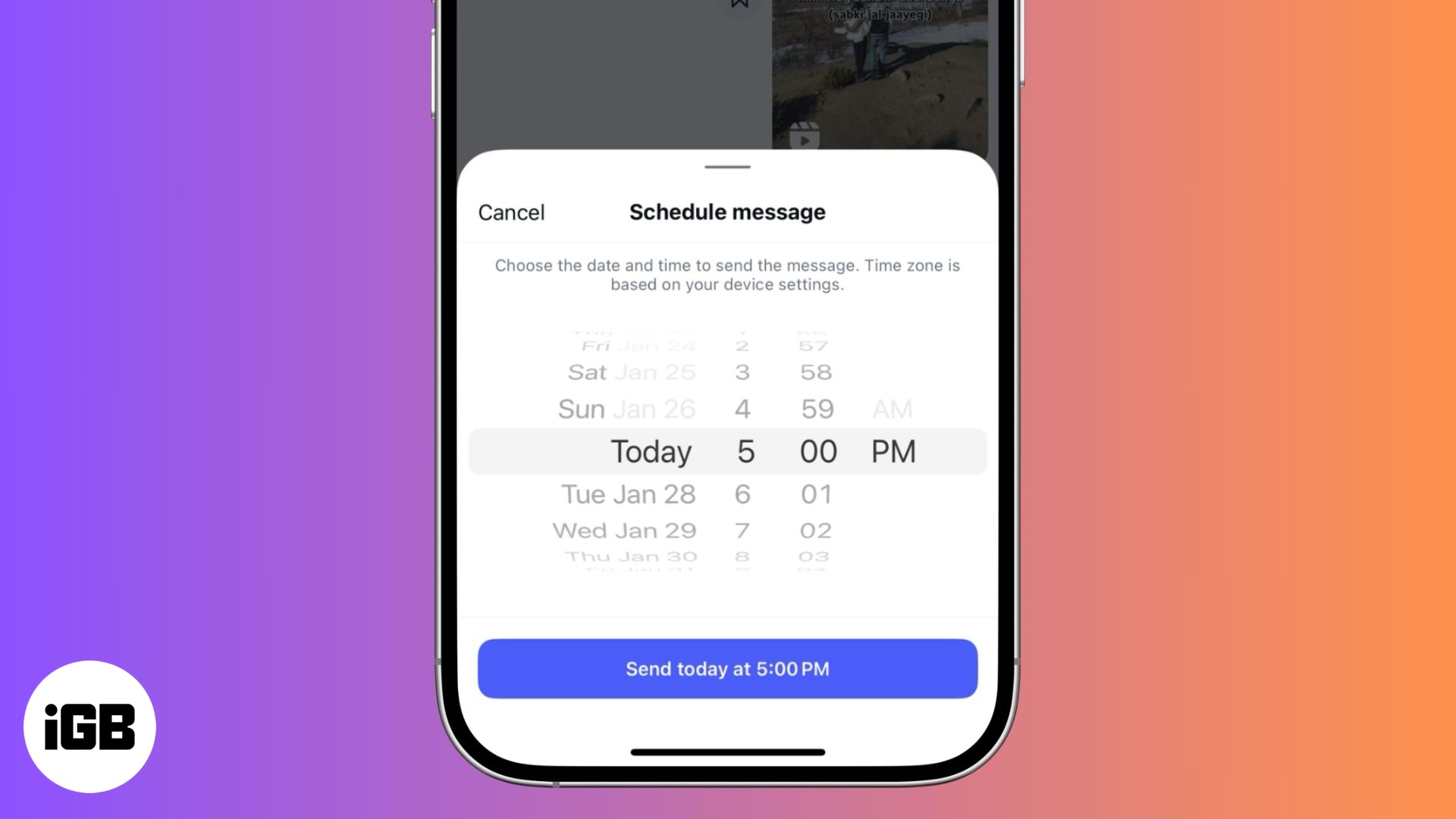 How to schedule DMs on Instagram from your iPhone Schedule a DM on Instagram on iPhone