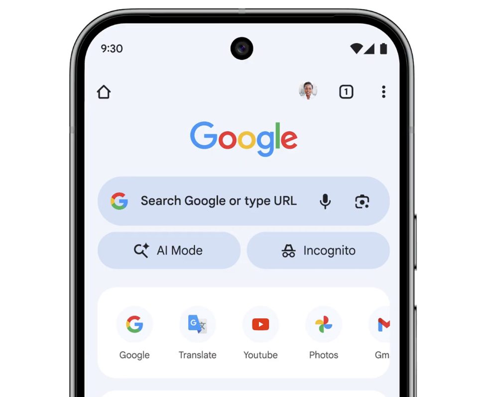 Chrome AI Mode Shortcut
