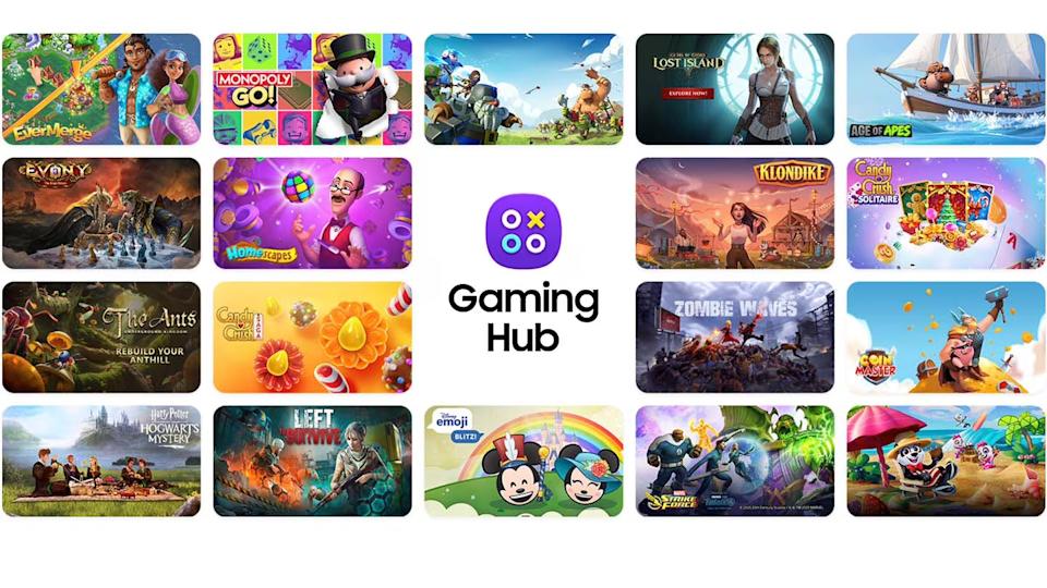 Samsung's updated Gaming Hub on mobile
